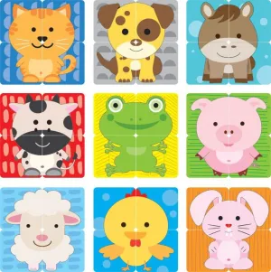 First Learning 3 In 1 Magnetic Puzzle Farm Animals