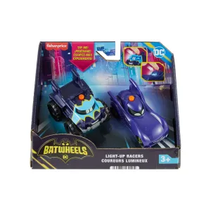 Fisher-Price Batwheels 1:55 Light Up 2 Pack-Batmobile & Buff