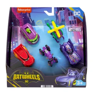 Fisher-Price DC Batwheels 1:55 5 Pack Vehicles