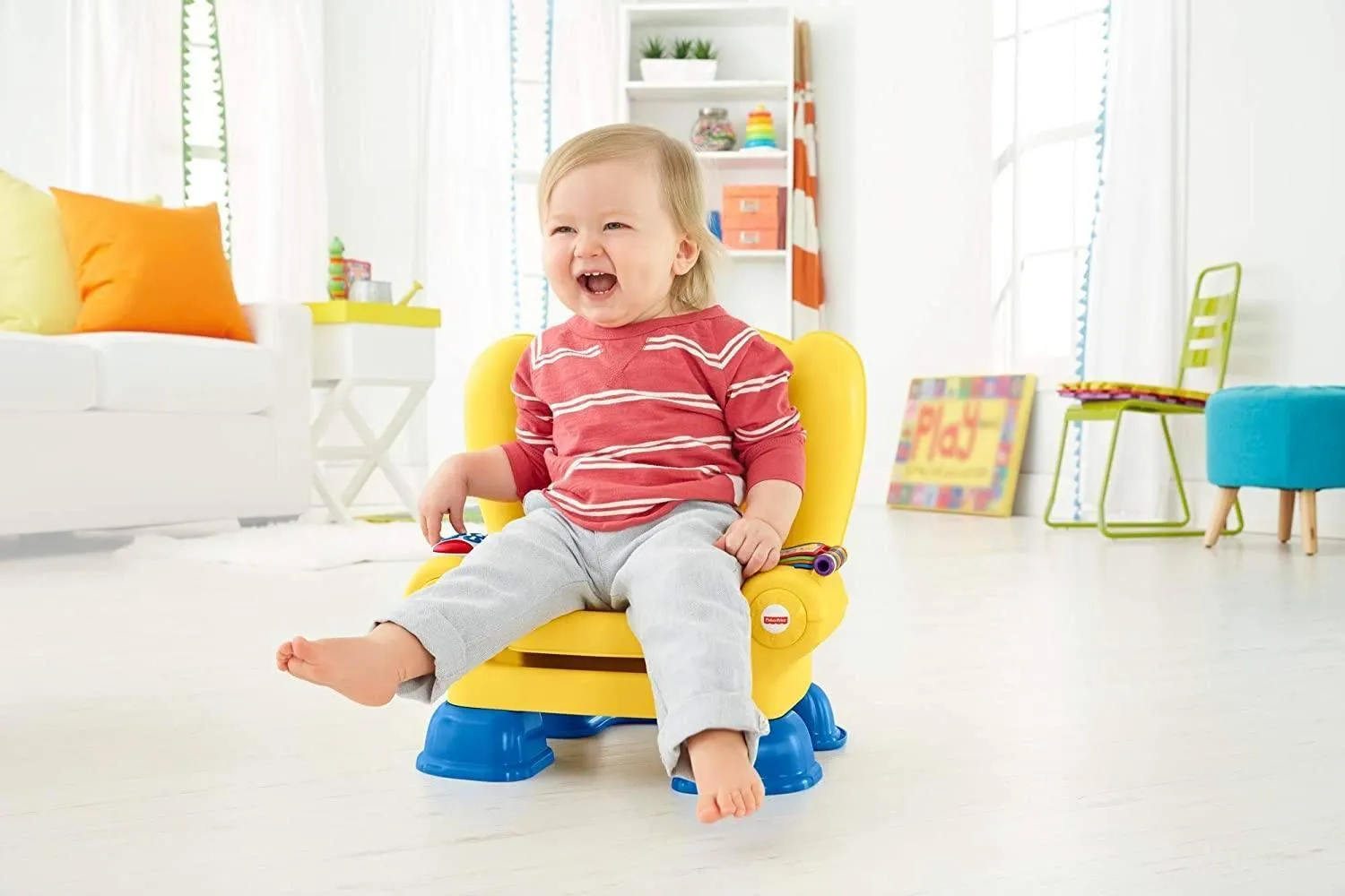 Fisher-Price Laugh & Learn Smart Stage Yellow Activity Chair