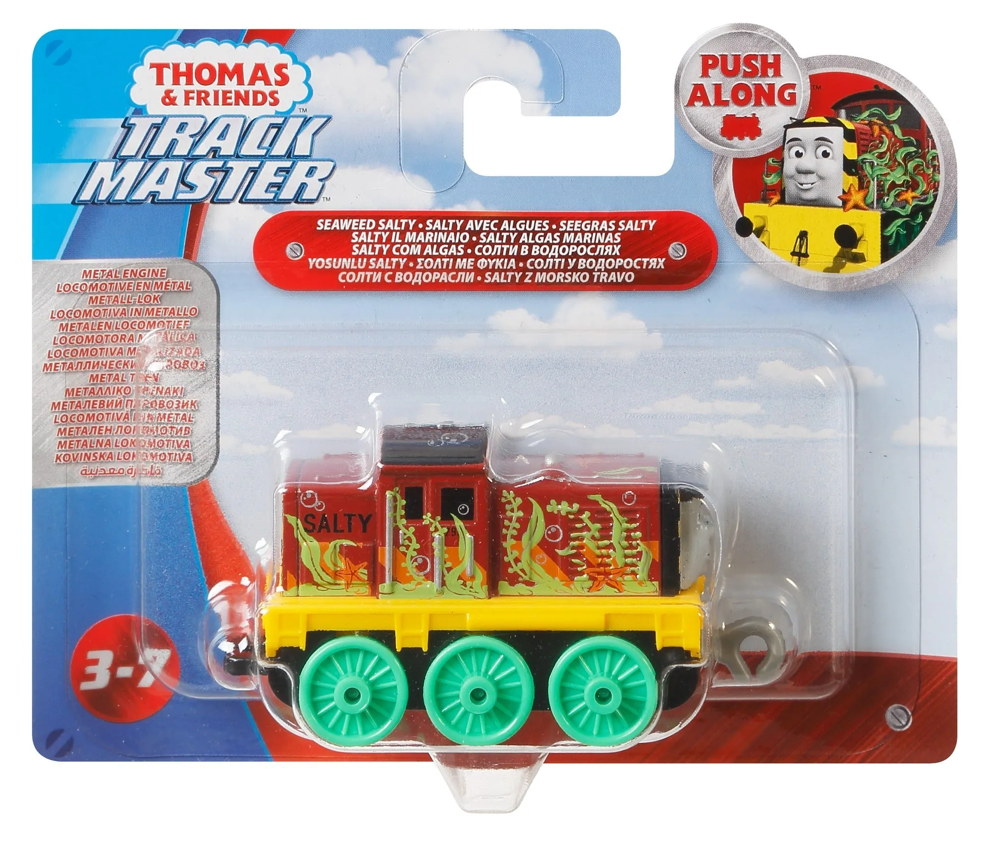 Fisher-Price Thomas & Friends Trackmaster Push Along Small Engine Seaweed Salty