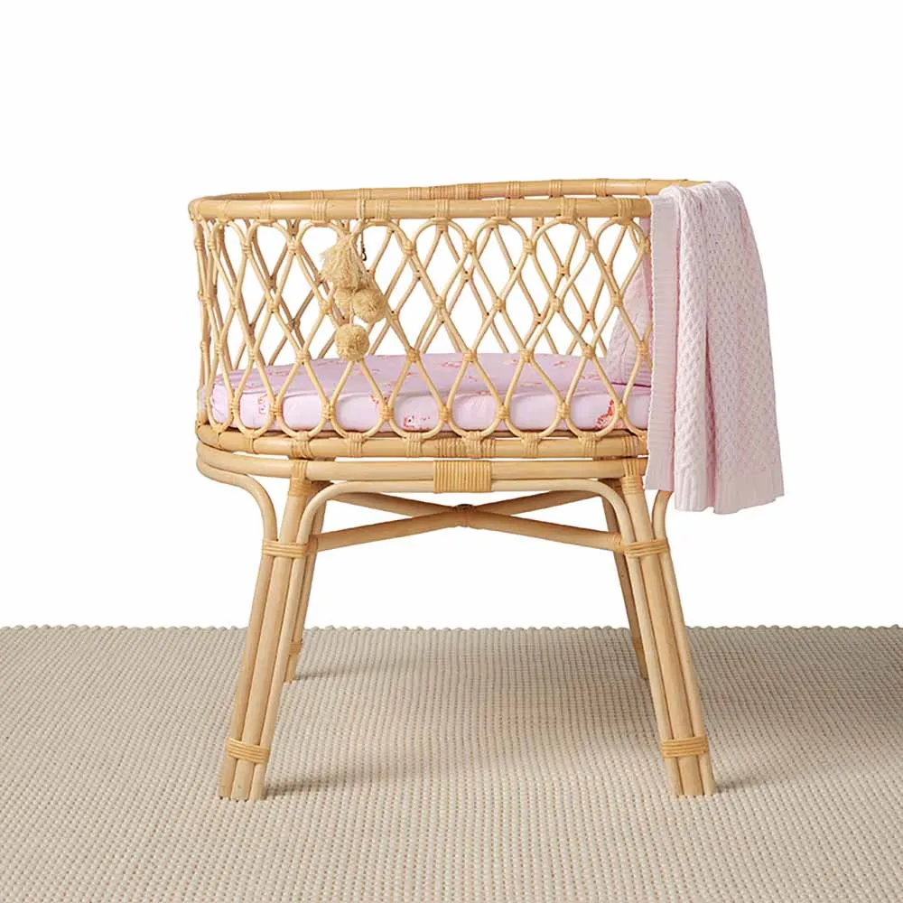 Fitted Bassinet Sheet | Changing Mat Cover | Unicorn