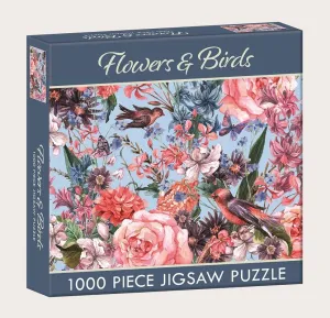 Flowers & Birds 1000 Piece Jigsaw Puzzle