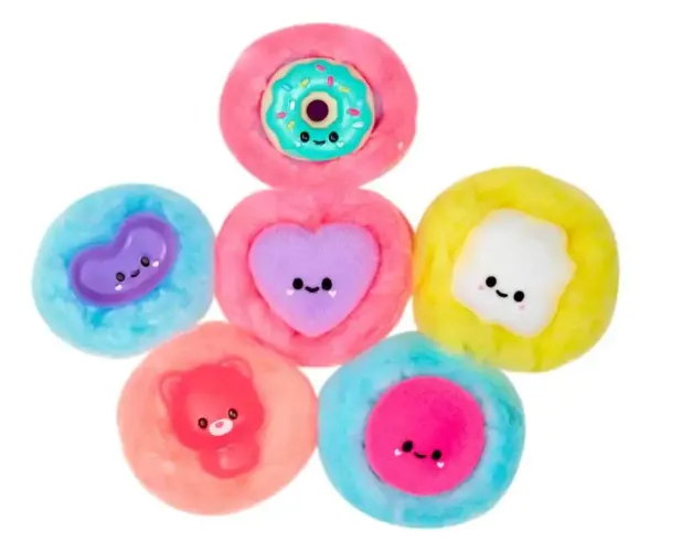 Fluffie Stuffiez Mini Popcorn And Heart Candy