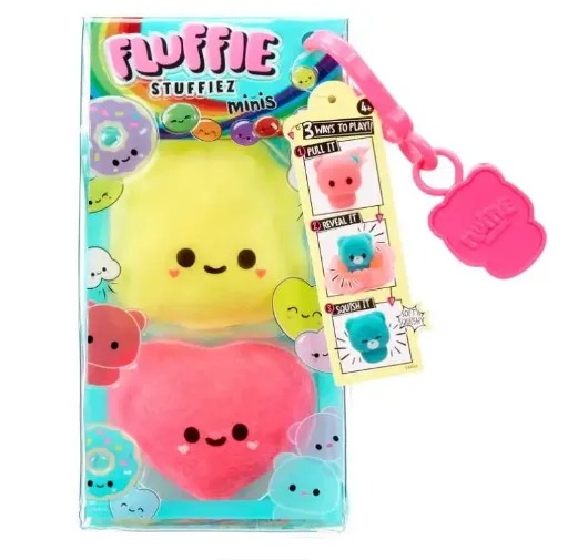 Fluffie Stuffiez Mini Popcorn And Heart Candy