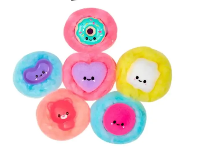 Fluffie Stuffiez Mini Round Candy And Gummy Bear