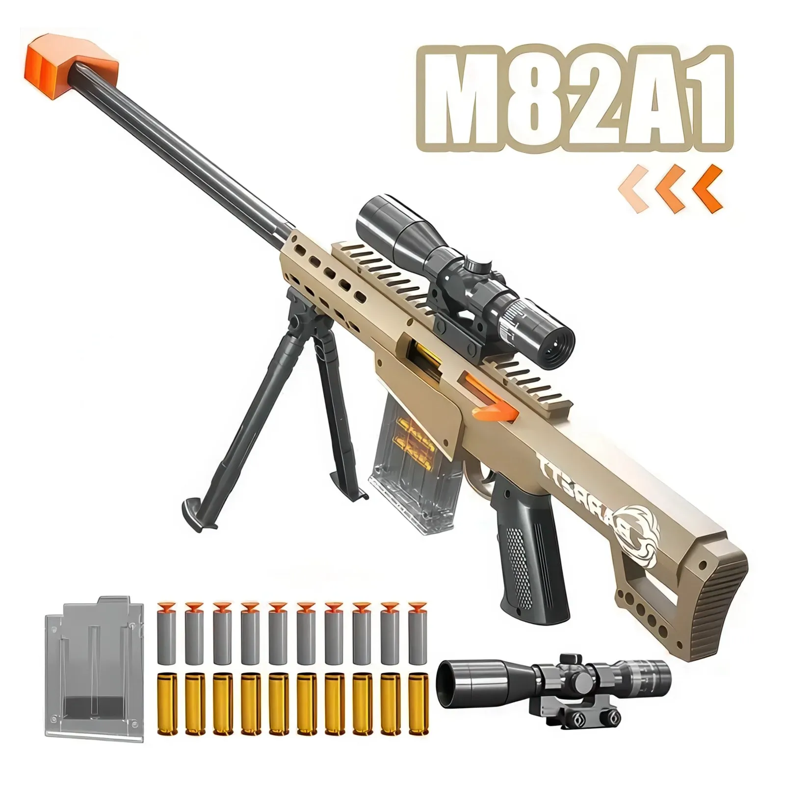 Foam Blaster 76cm Toy Gun Rifle with Soft Bullets