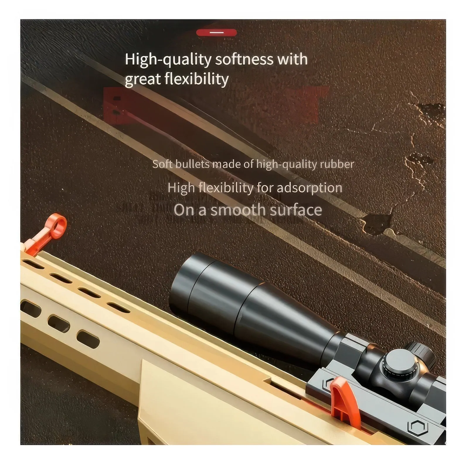 Foam Blaster 76cm Toy Gun Rifle with Soft Bullets
