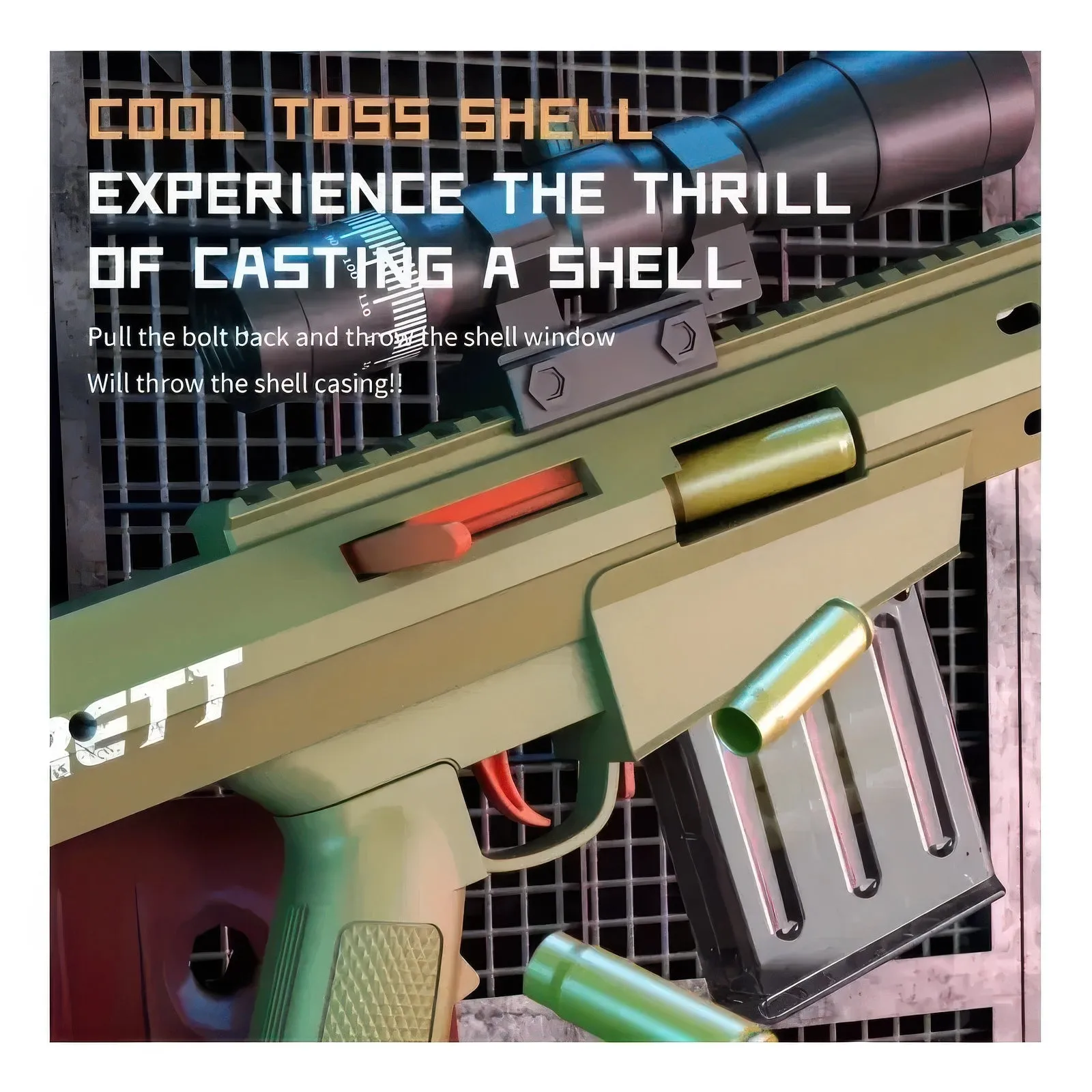 Foam Blaster 76cm Toy Gun Rifle with Soft Bullets