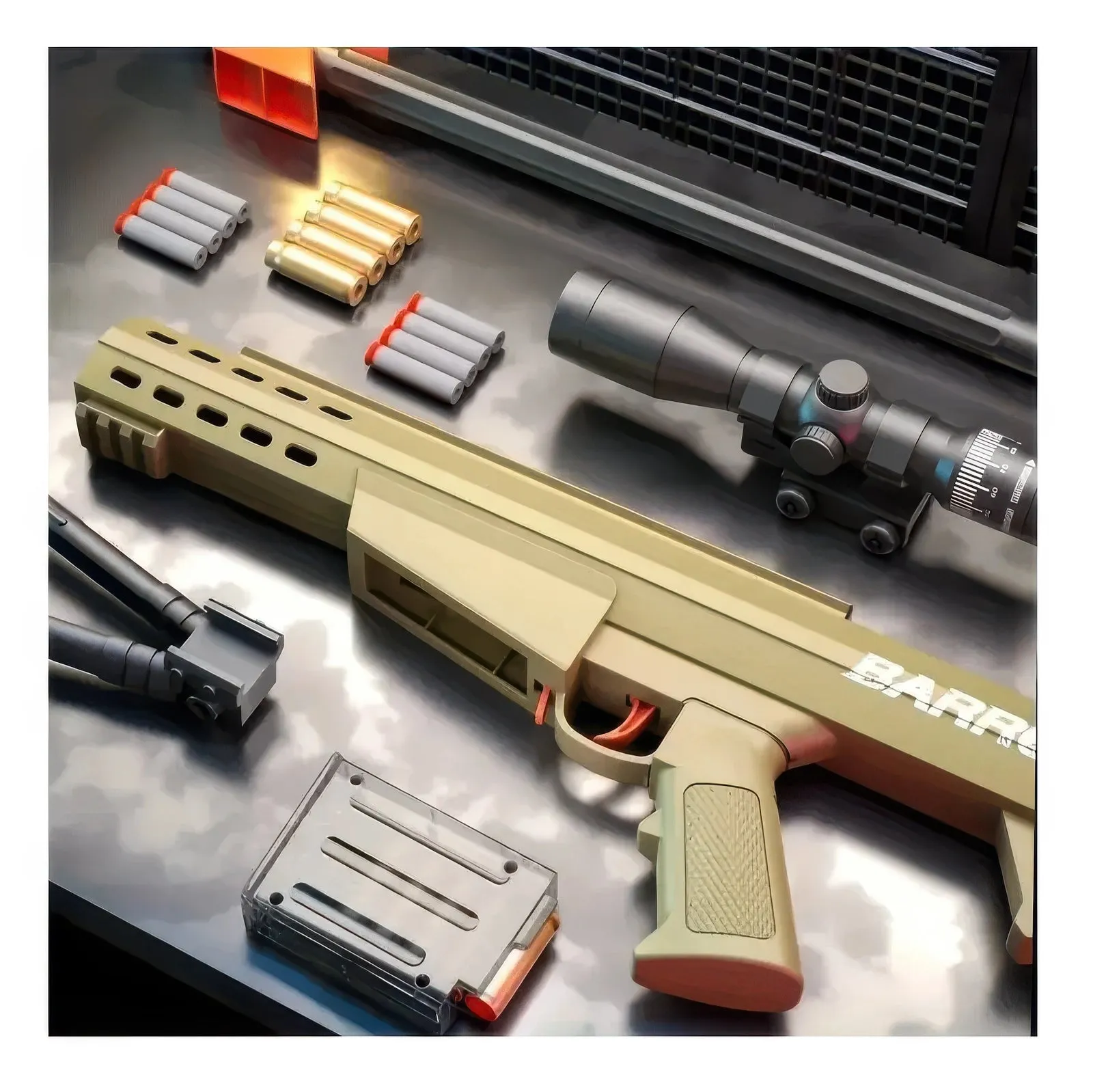 Foam Blaster 76cm Toy Gun Rifle with Soft Bullets