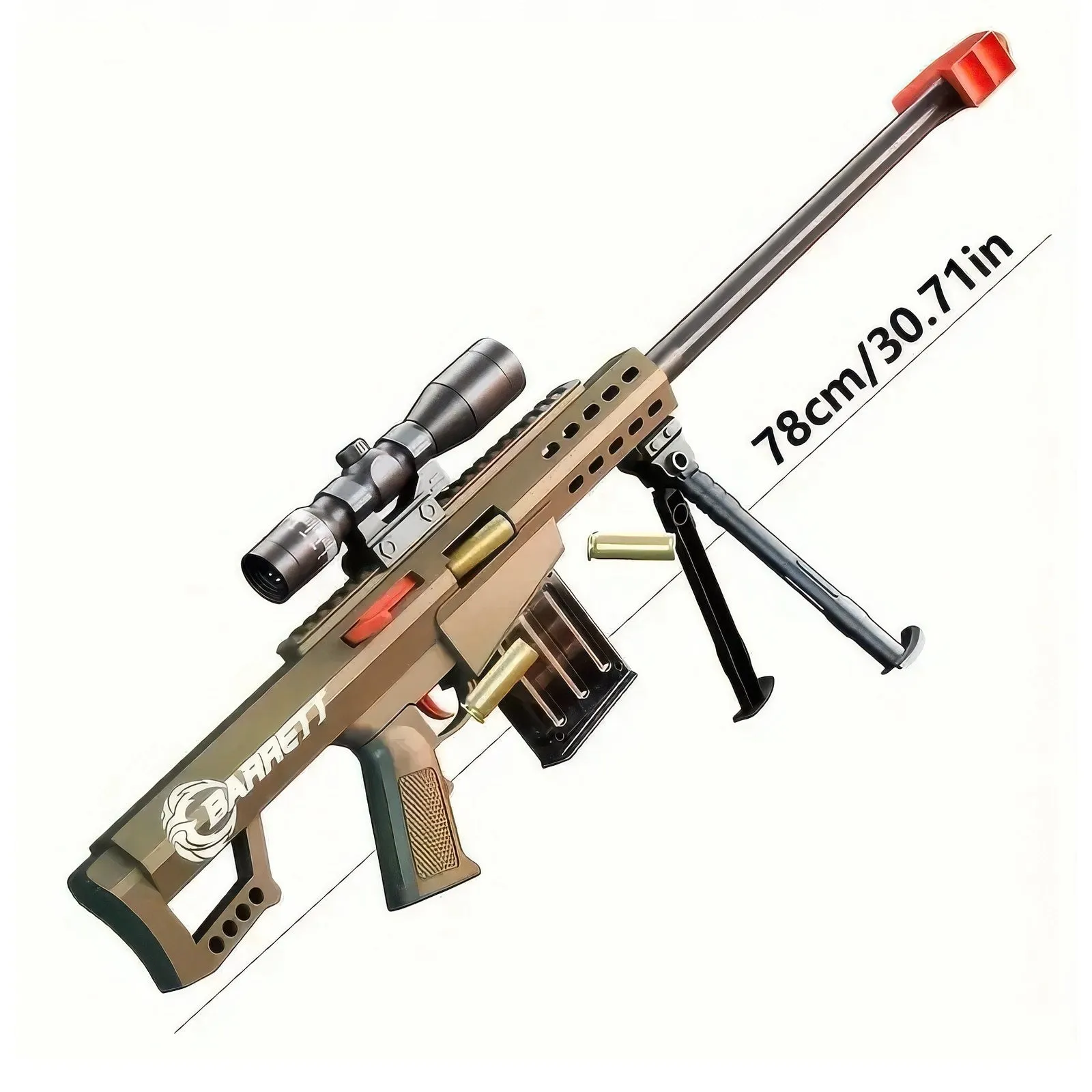 Foam Blaster 76cm Toy Gun Rifle with Soft Bullets