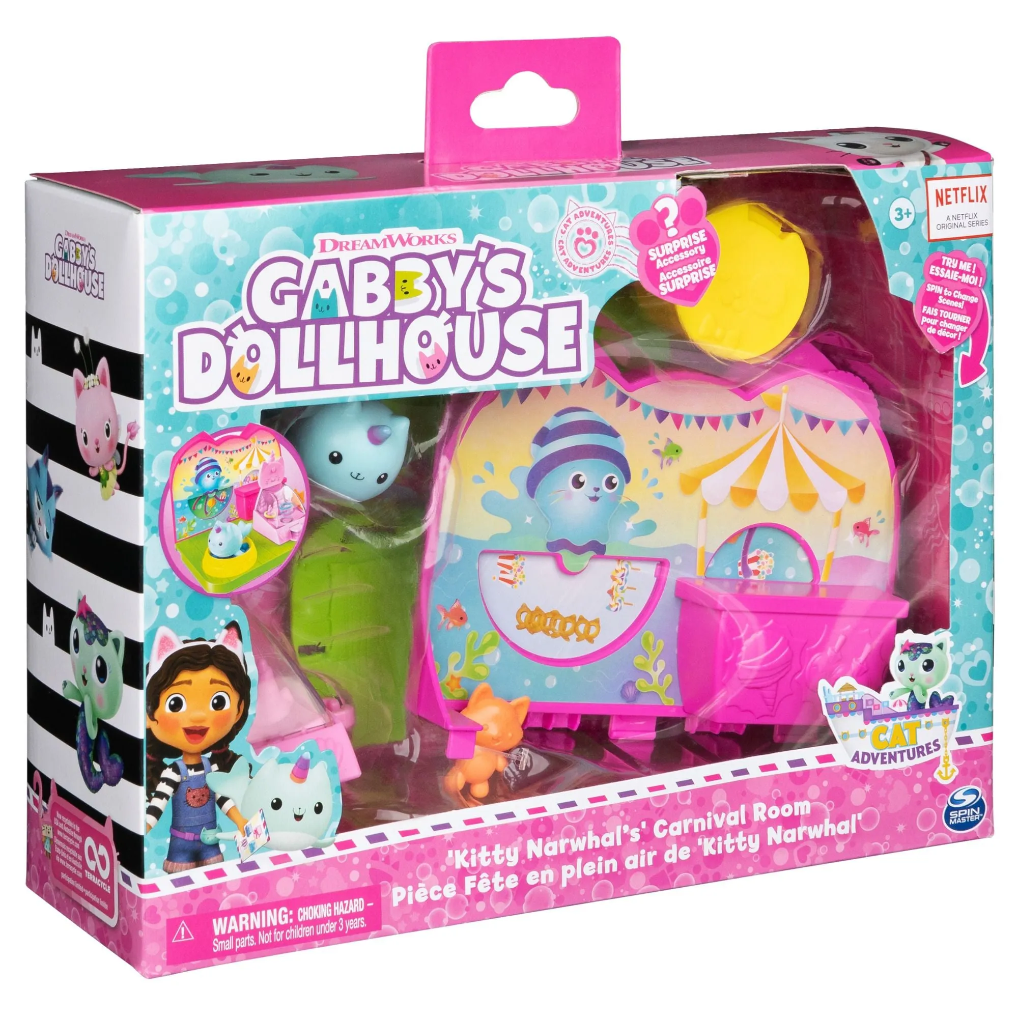 Gabby's Dollhouse Deluxe Room - Kitty Narwhals Carnival Room