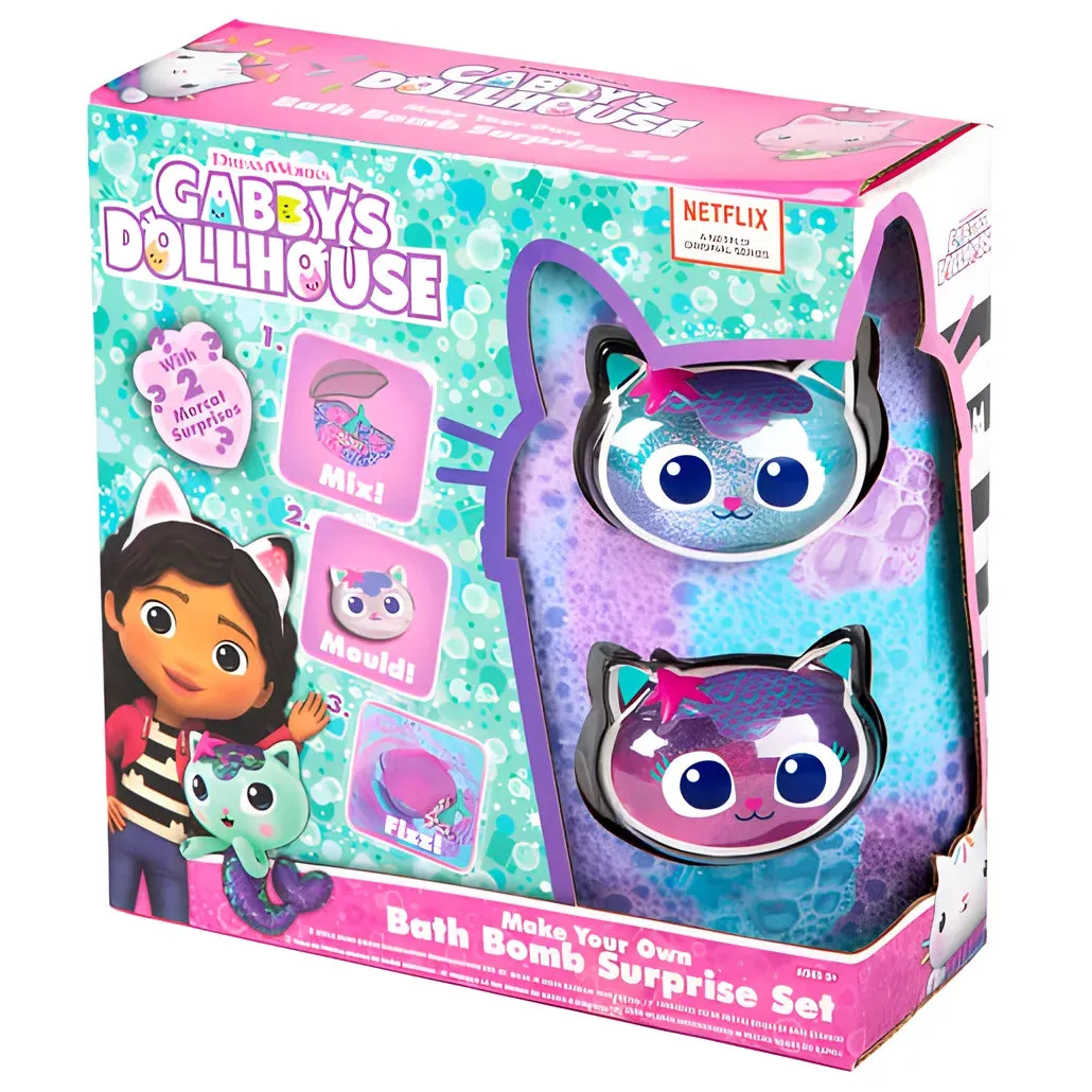 Gabby's Dollhouse Make Your Own Bath Bomb Surprise Set