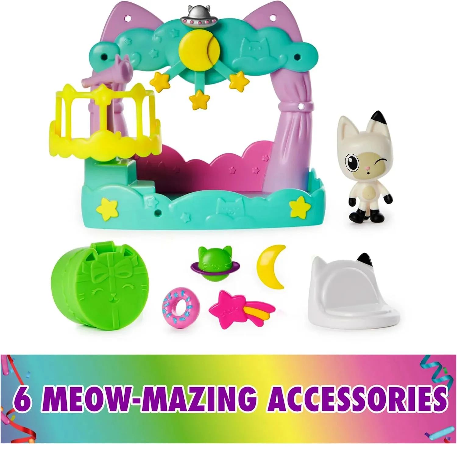Gabby's Dollhouse Pandy Paws Dreamy Balcony Playset