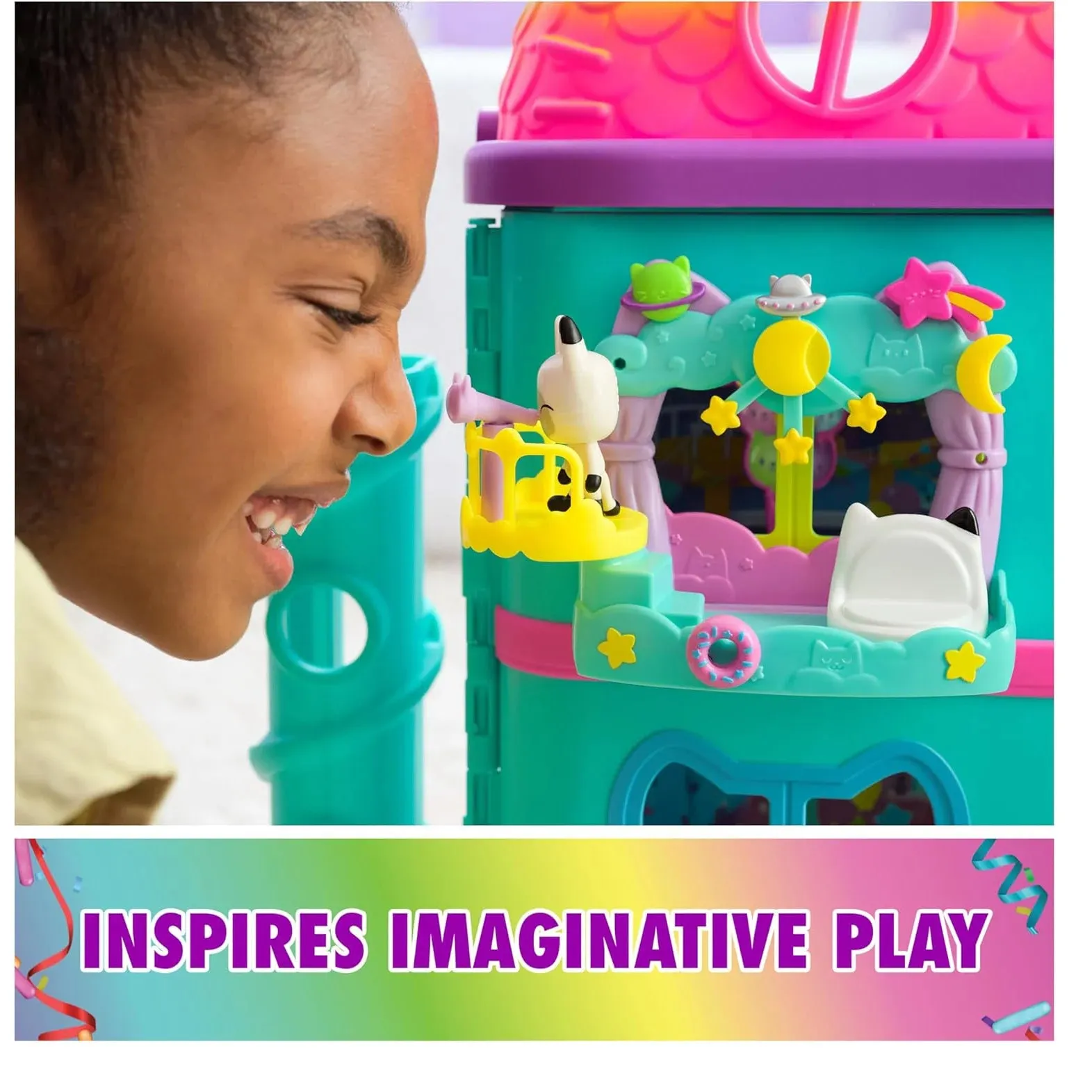 Gabby's Dollhouse Pandy Paws Dreamy Balcony Playset