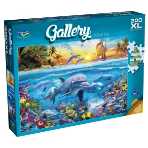 Gallery 300Xl Piece Puzzle Dolphin Ship