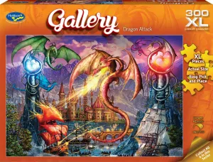 Gallery Series 7 300 Piece Xl Puzzle Dragon Attack