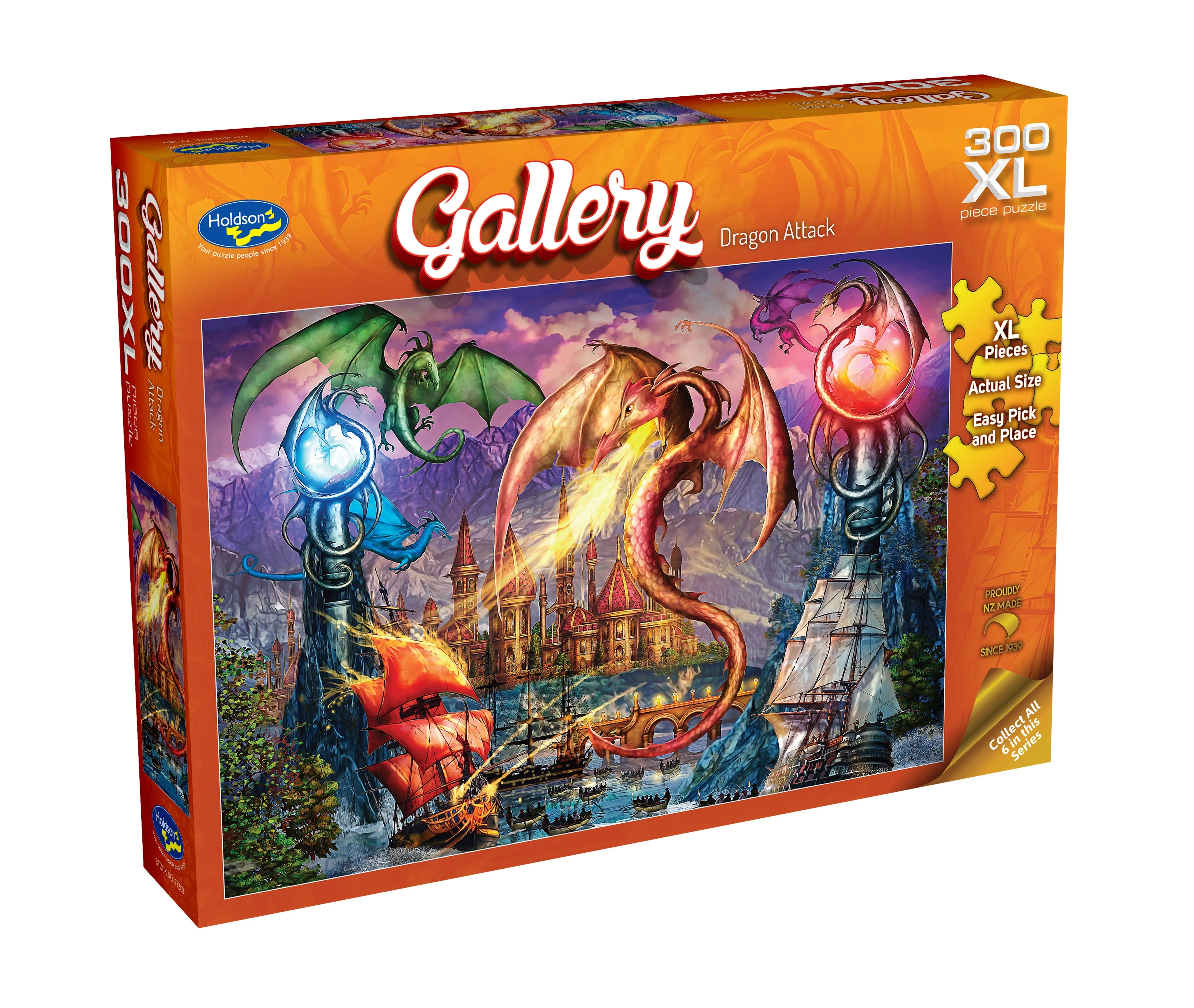 Gallery Series 7 300 Piece Xl Puzzle Dragon Attack