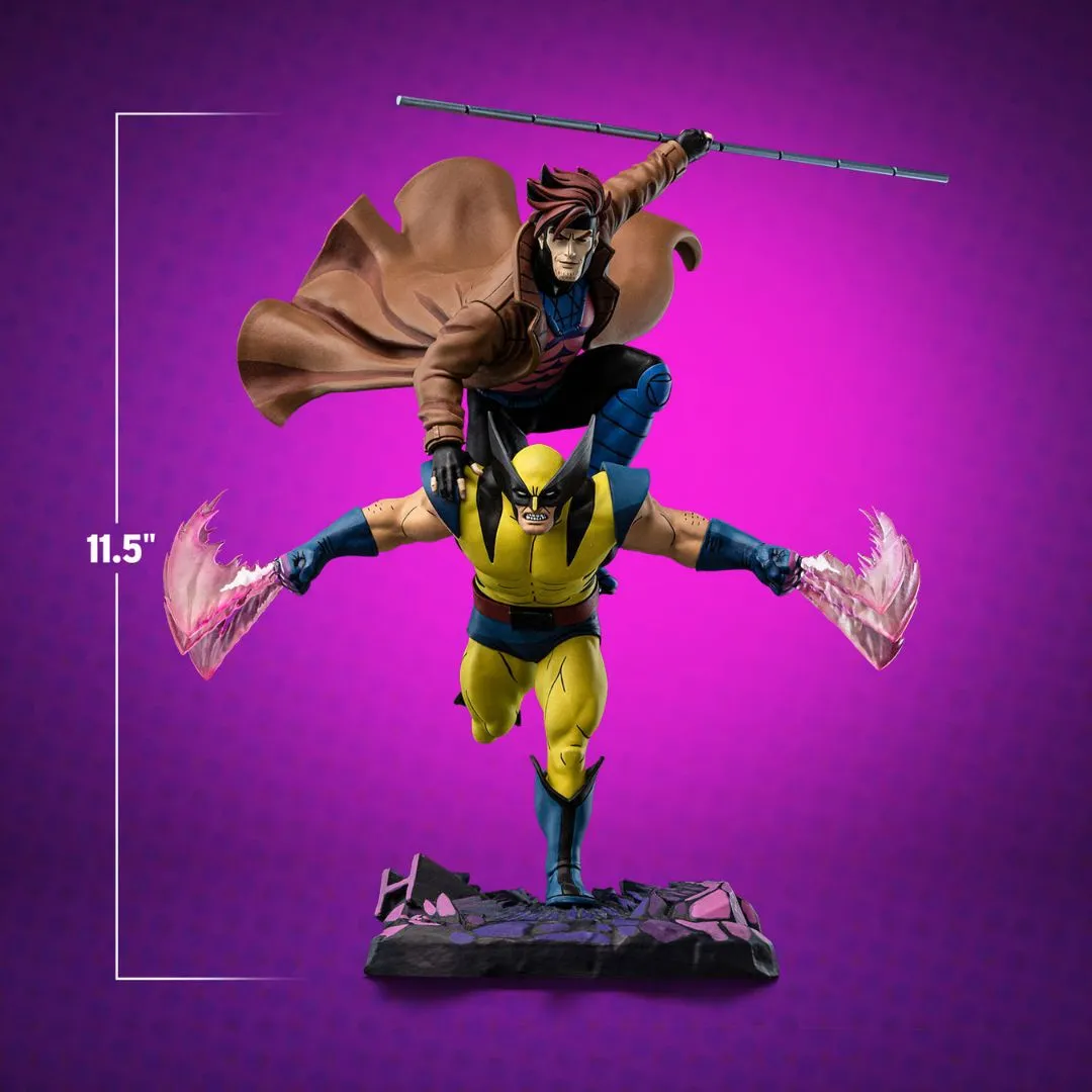 Gambit & Wolverine Deluxe Statue By Iron Studios