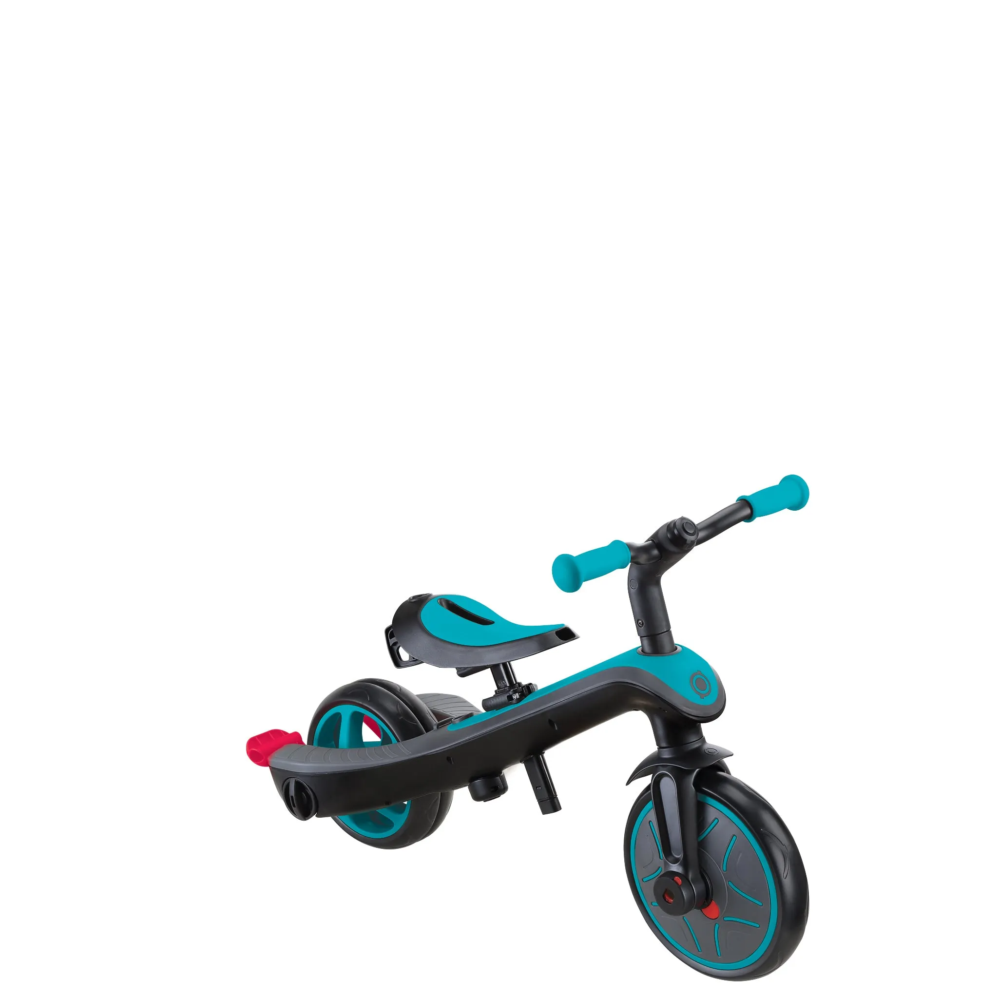 Globber Explorer Trike 4-In-1 - Teal (New Canopy, New Handlebar, New Handlegrip Skin) (10M - 5Y)