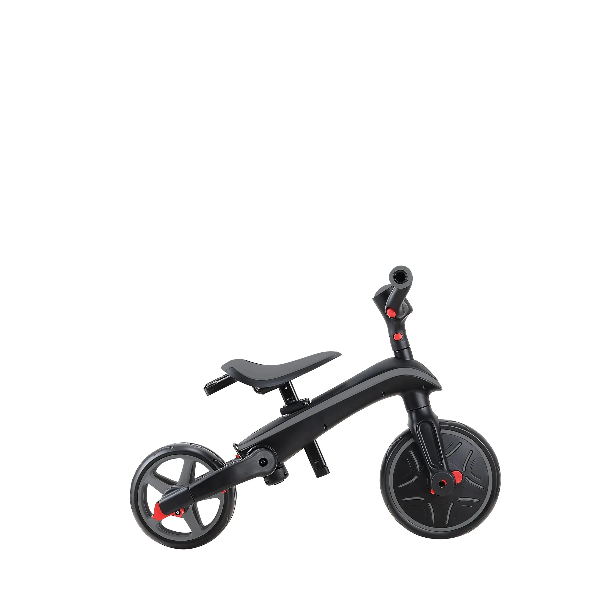 Globber Explorer Trike Foldable 4-In-1 - Black Grey (10M - 5Y)