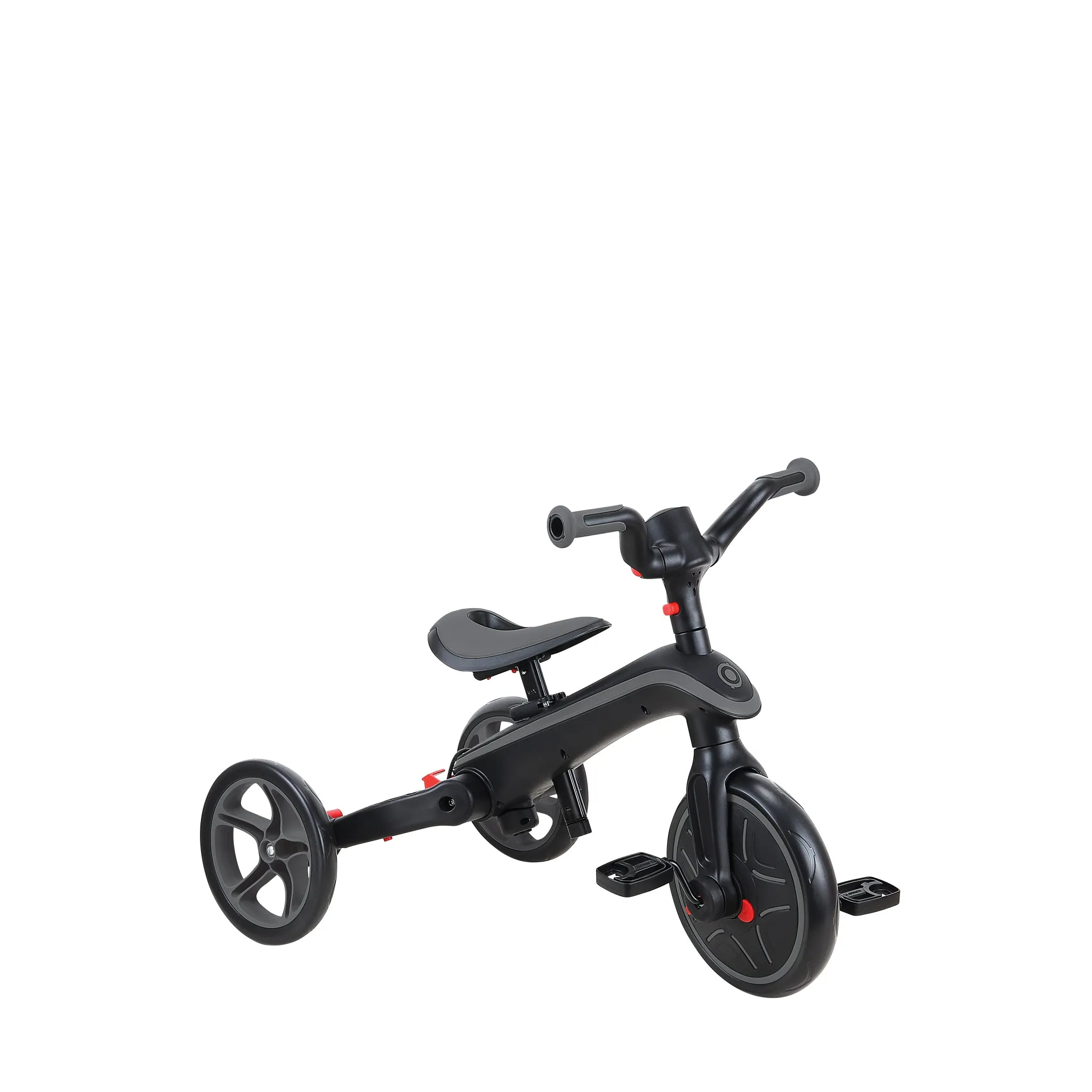 Globber Explorer Trike Foldable 4-In-1 - Black Grey (10M - 5Y)