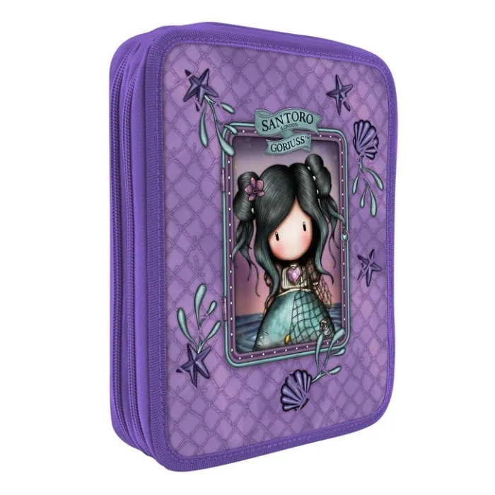 Gorjuss Making Waves Double Filled Pencil Case