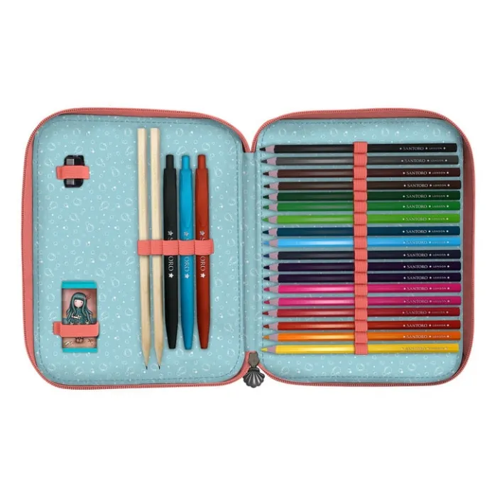 Gorjuss Making Waves Double Filled Pencil Case