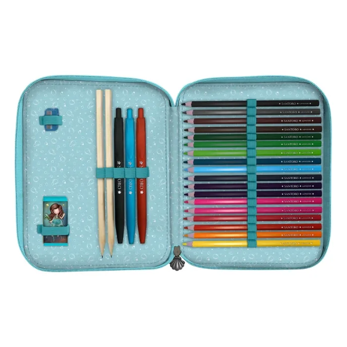Gorjuss Making Waves Double Filled Pencil Case