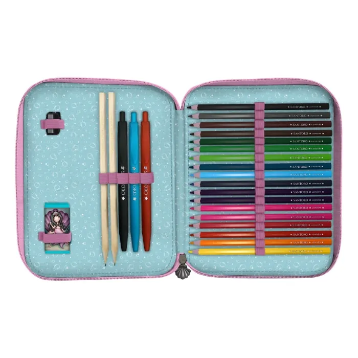 Gorjuss Making Waves Double Filled Pencil Case