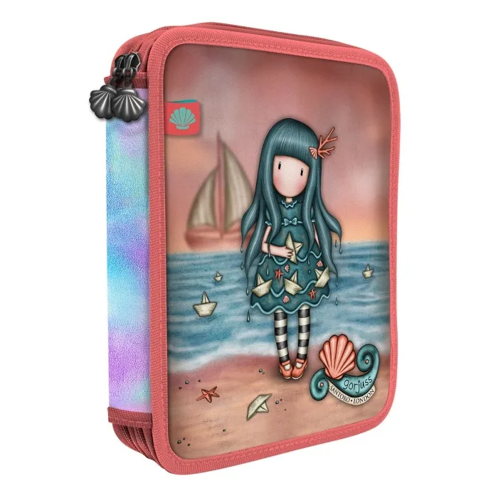 Gorjuss Making Waves Double Filled Pencil Case