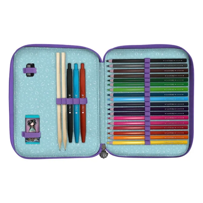 Gorjuss Making Waves Double Filled Pencil Case