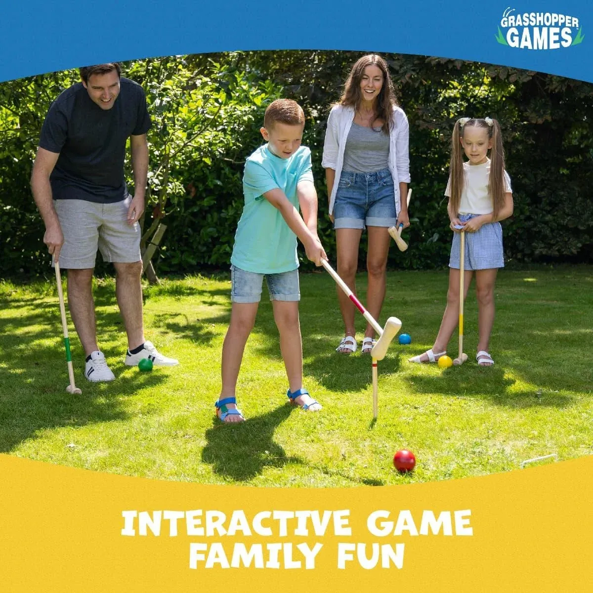Grasshopper Games Croquet Set