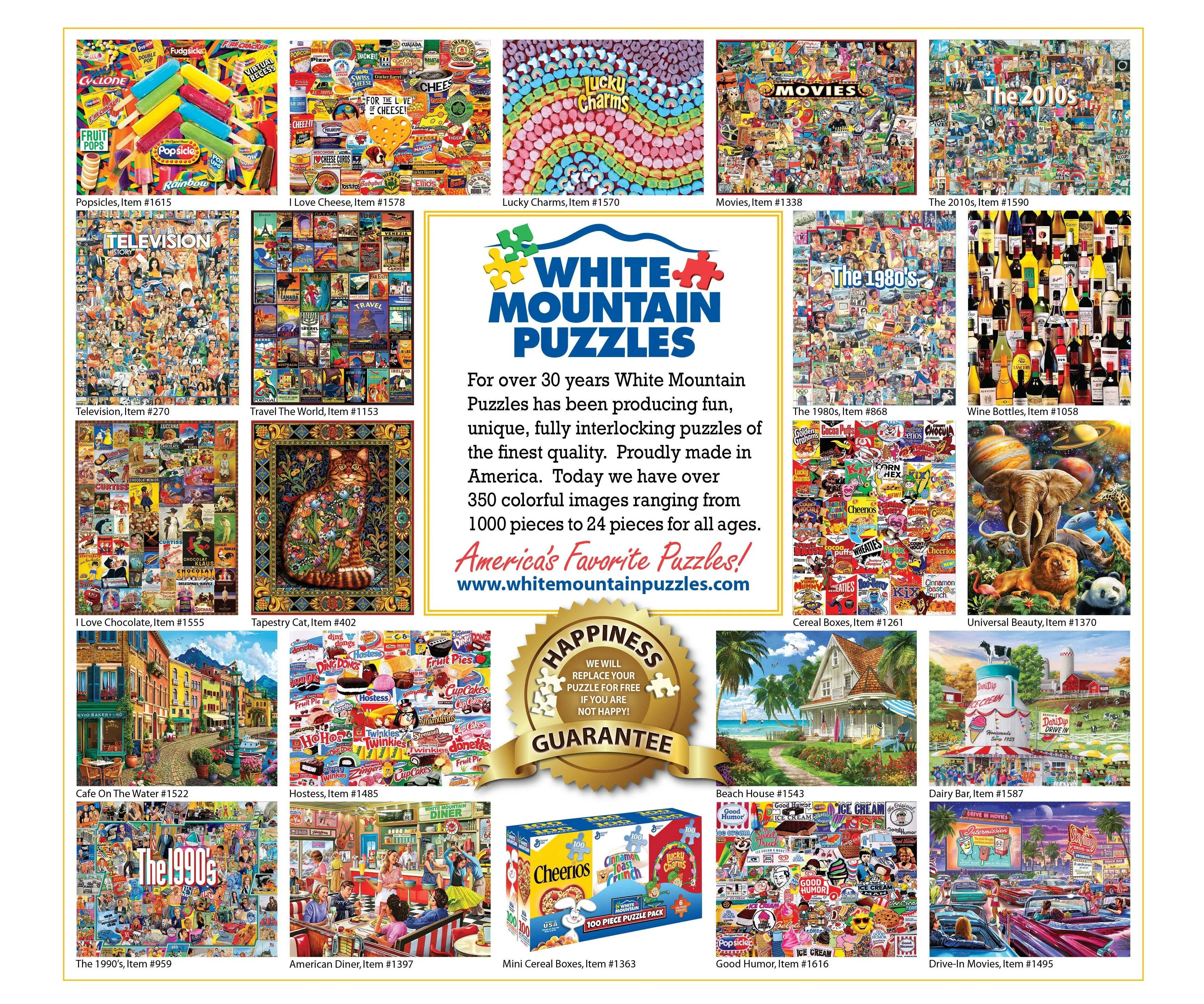 Great Books (1157pz) - 300 Piece Jigsaw Puzzle White Mountain
