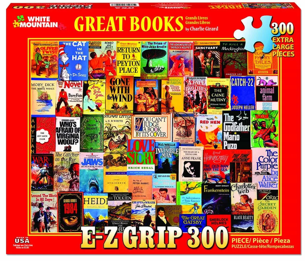 Great Books (1157pz) - 300 Piece Jigsaw Puzzle White Mountain