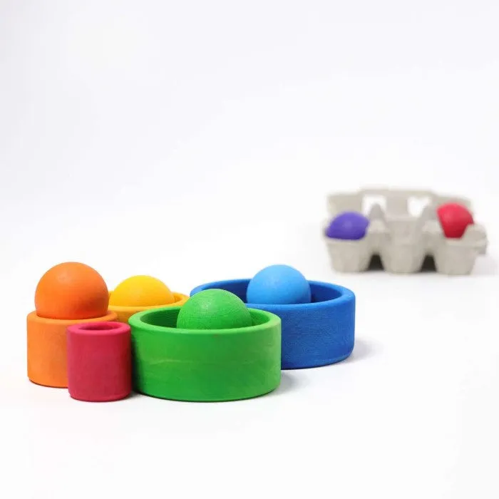 Grimm's | Stacking Bowls Outside Blue