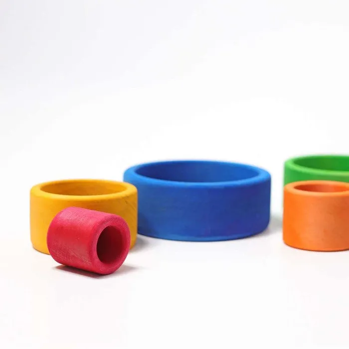 Grimm's | Stacking Bowls Outside Blue