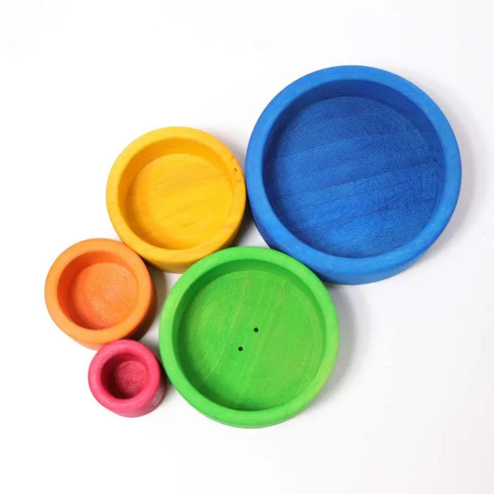 Grimm's | Stacking Bowls Outside Blue