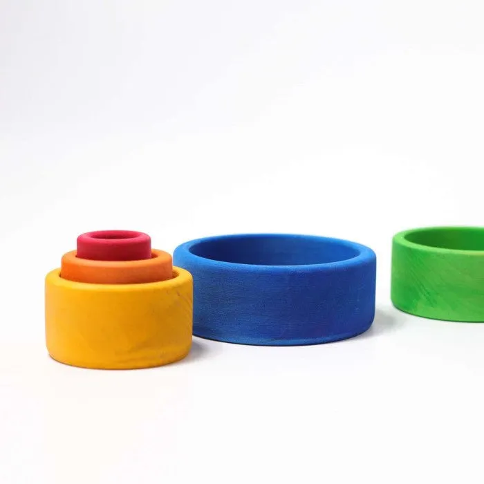 Grimm's | Stacking Bowls Outside Blue