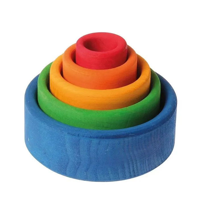 Grimm's | Stacking Bowls Outside Blue