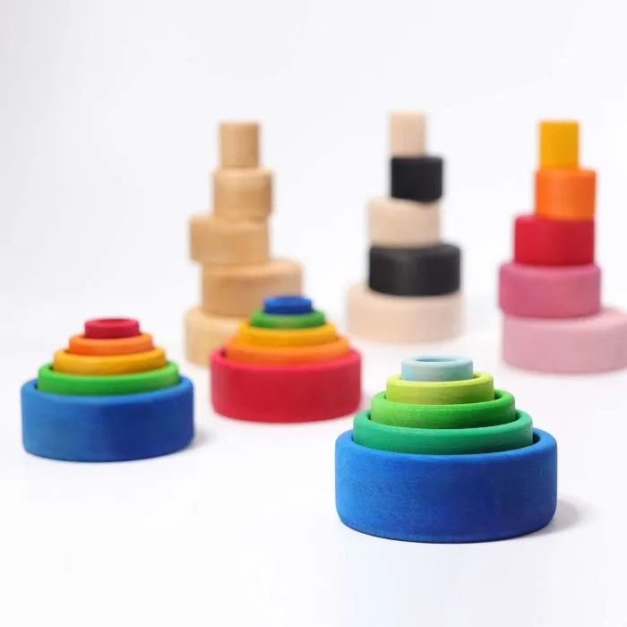 Grimm's | Stacking Bowls Outside Blue