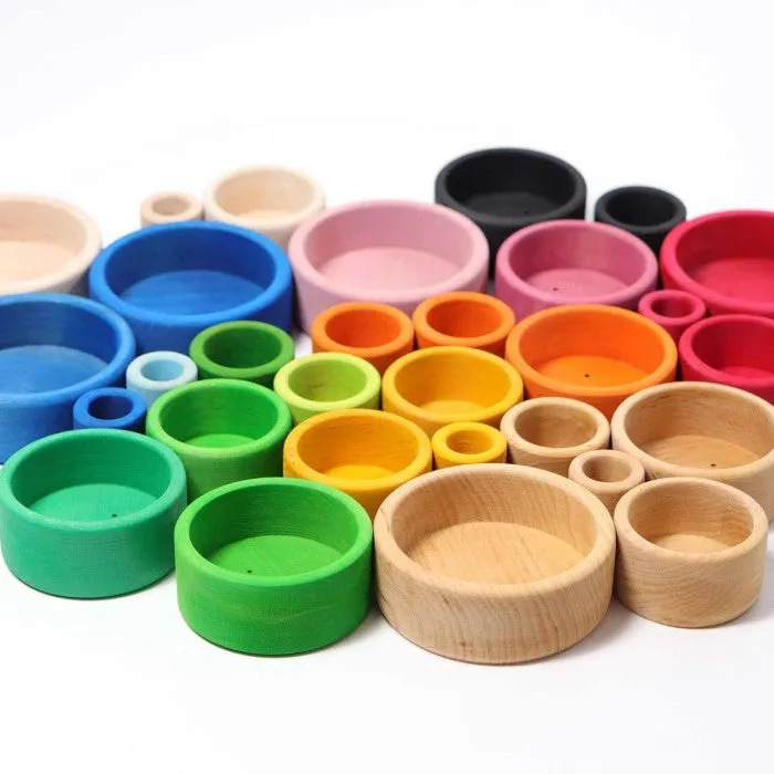 Grimm's | Stacking Bowls Outside Blue