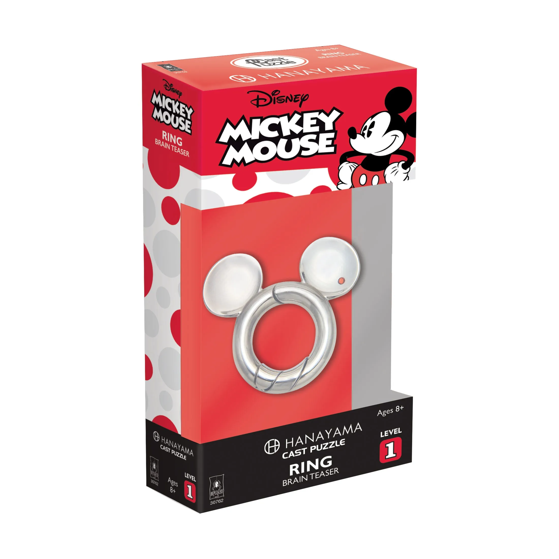 Hanayama Disney Mickey Mouse Cast Metal Puzzle - Level 1 Ring