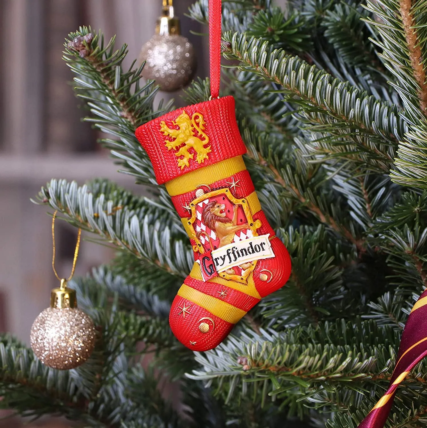Harry Potter Gryffindor Stocking Christmas Hanging Ornament