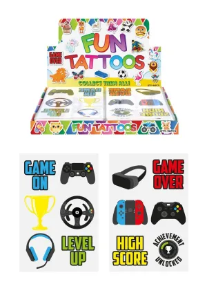 Hendrandt N51 514 Mini Gamer Temporary Tattoo Sheets