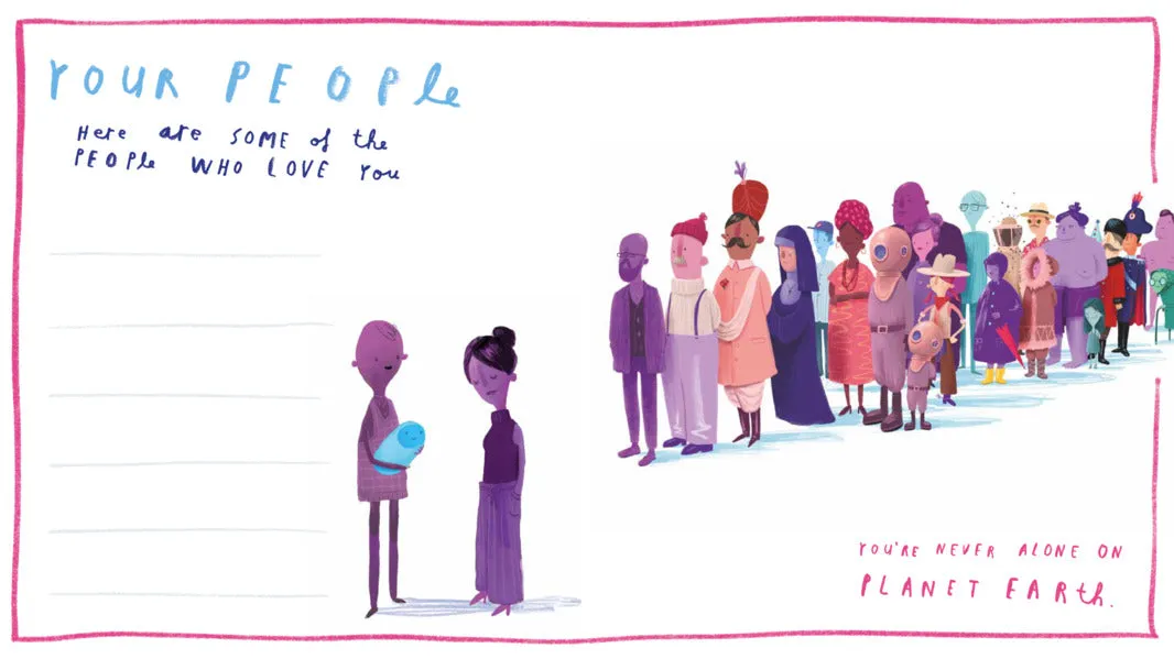 Here We Are - Your Life on Earth: A Record Book for New Humans