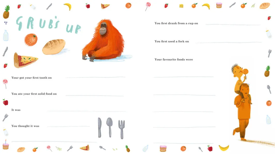 Here We Are - Your Life on Earth: A Record Book for New Humans