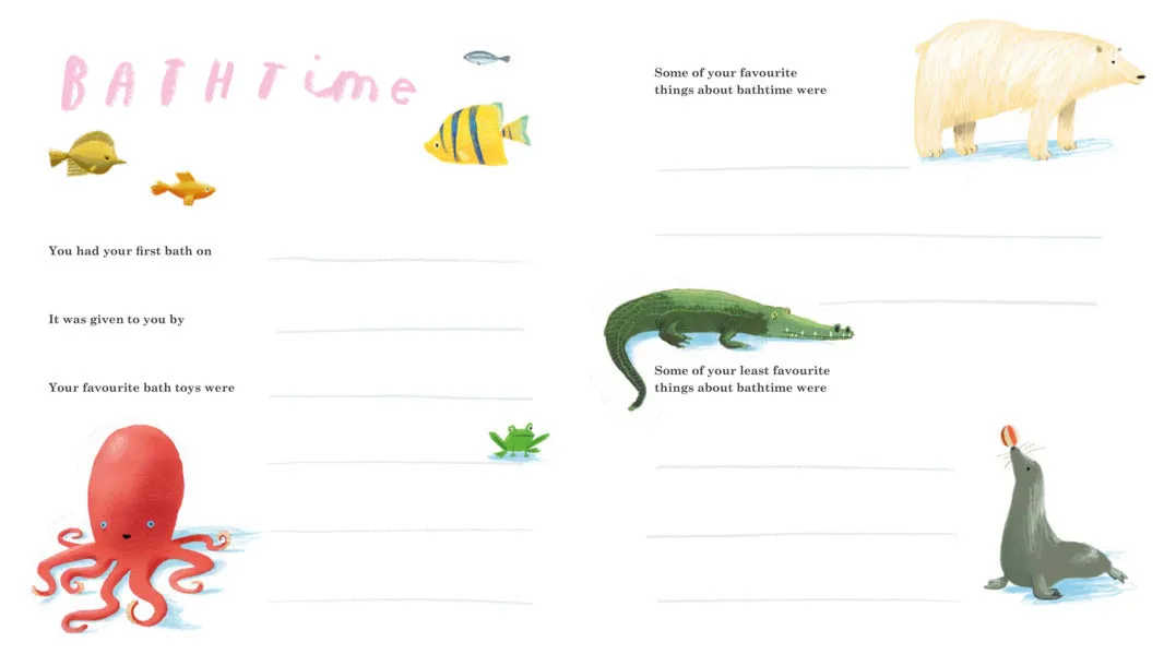 Here We Are - Your Life on Earth: A Record Book for New Humans