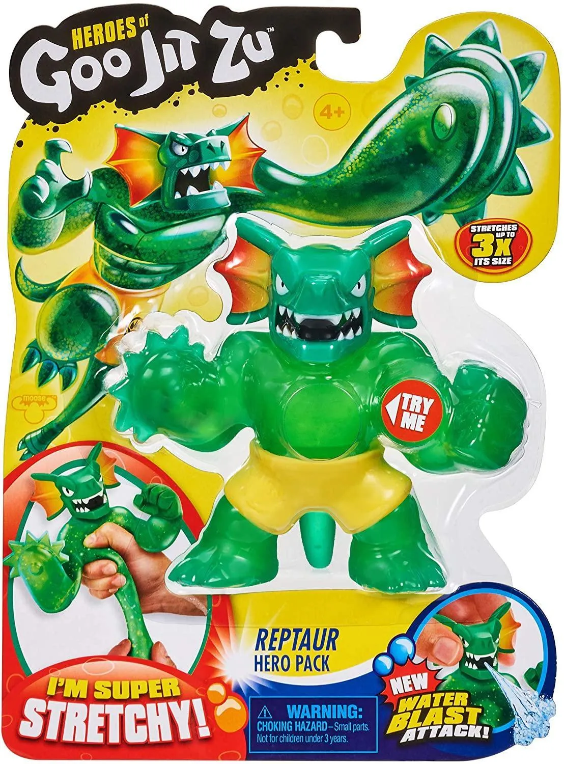 Heroes of Goo Jit Zu 41047 REPTAUR The Lizard Hero Squishy Action Figure