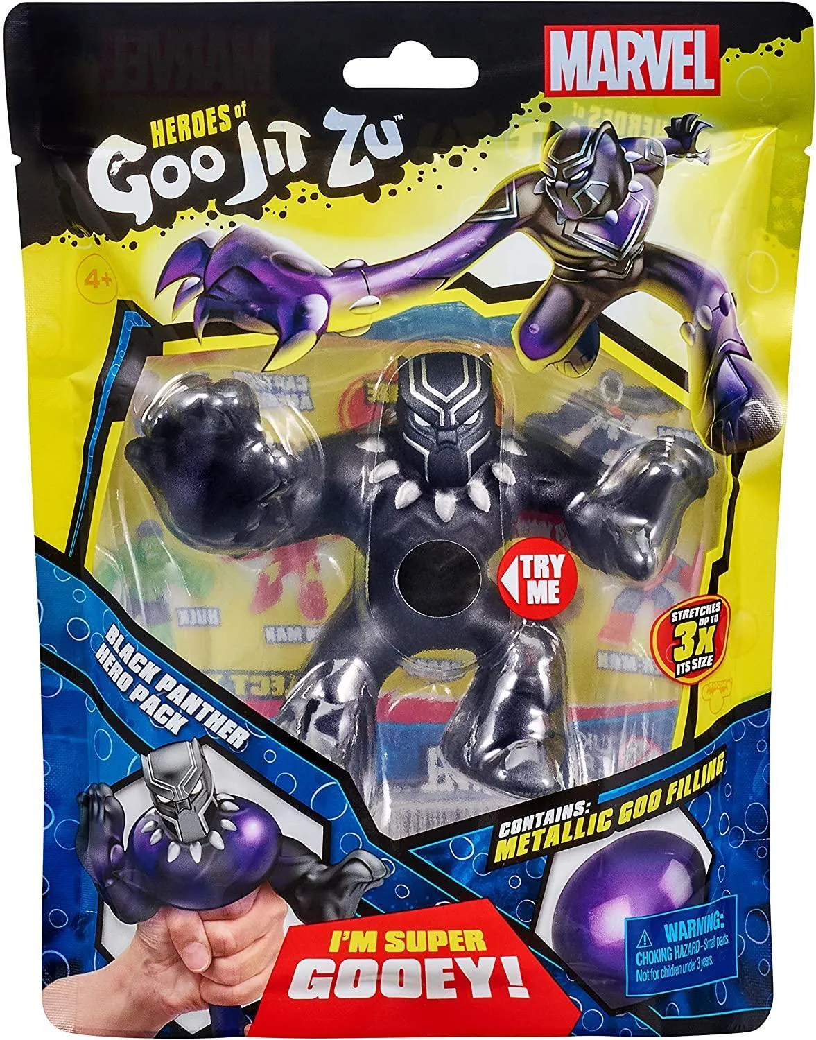 Heroes of Goo Jit Zu 41099 Marvel Superheroes-Black Panther